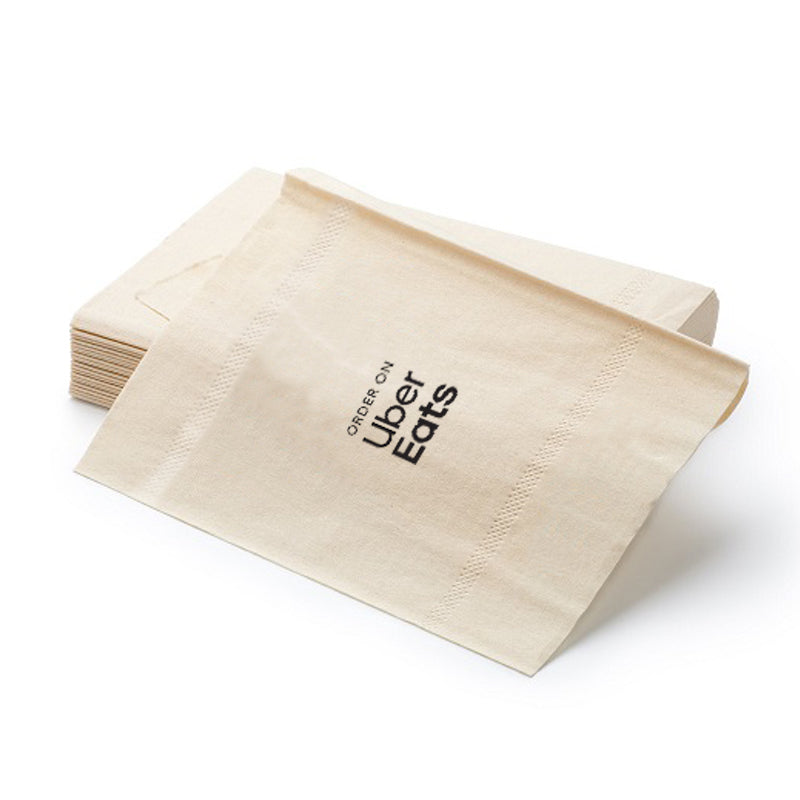 Compostable Paper Napkins (100 Pack) Uber Eats Merch Store UK