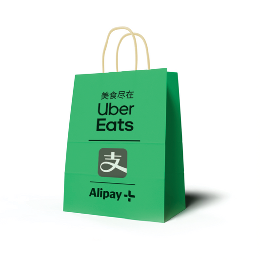 Compostable Alipay Paper Delivery Bags Chinese