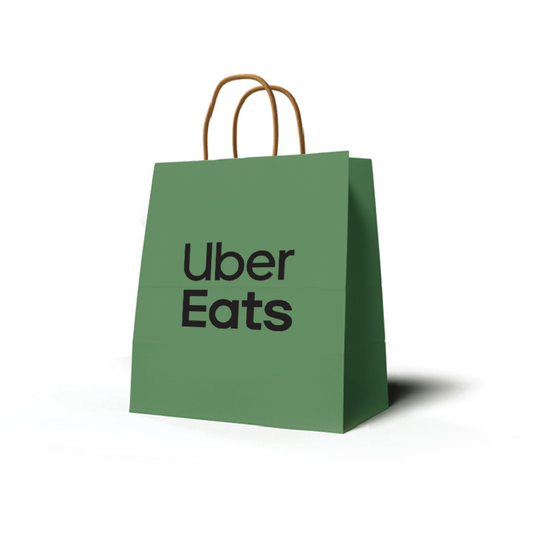 Compostable Paper Delivery Bags - Medium