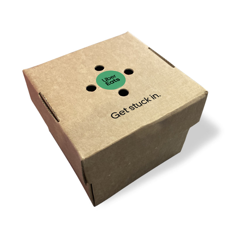 Uberervly Box Compostable Gourmet Burger Boxes (50 Pack) – Uber Eats Merch Store UK